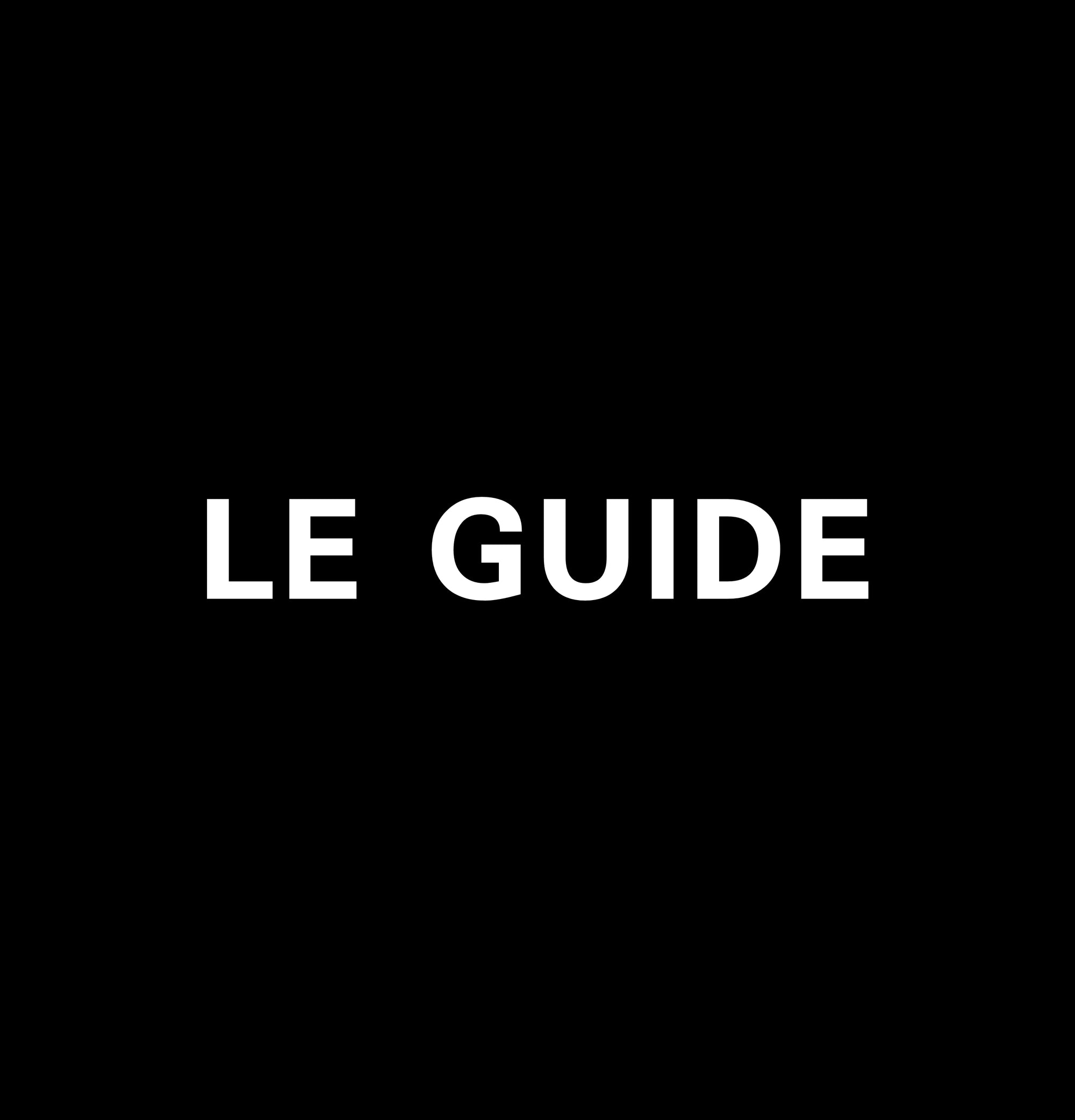 LE GUIDE BY LANGLOIS 2026