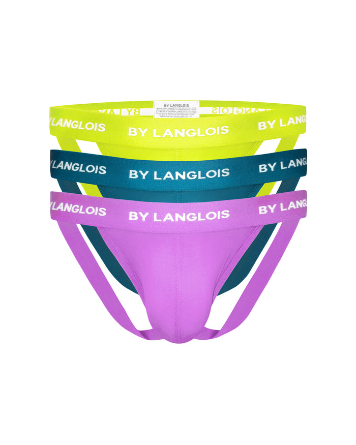 3-PACK ACTIVE PERFECT FIT JOCK STRAPS